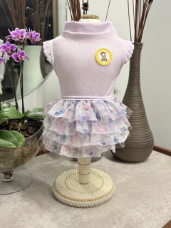 Regatinha Lilás e Borboletinhas Tutu para cachorro e gato - comprar online