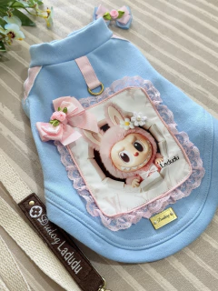 Moletom Labubu Azul Bebê para cachorro e gato - comprar online