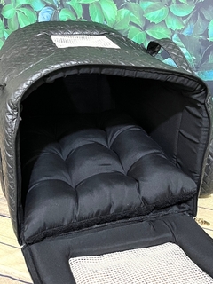 Bolsa de Transporte e Passeio Preta para cachorro e gato - loja online
