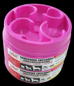 Comedouro Lento Círculos Nível Intermediário - Estilo de Vida Pet