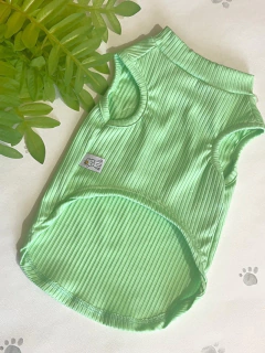 Camiseta Regatinha Verde Claro para cachorro e gato - comprar online