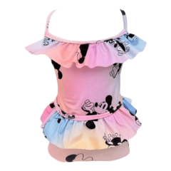 Maiô de Praia Mickey e Minnie Tie Dye para cachorro
