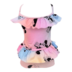 Maiô de Praia Mickey e Minnie Tie Dye para cachorro