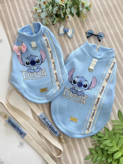 Moletom Stitch Azul Bebê para cachorro e gato