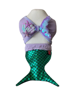 Biquini Pequena Sereia para cachorro