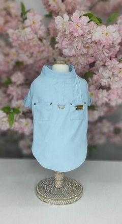 Camisa Candy Azul para cachorro e gato