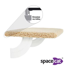 SpaceCat Lunar - prateleira de janela para gato - Gatton - Estilo de Vida Pet