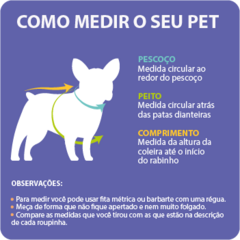Imagem do Jaqueta Delicate Mescla Blusa Branca para cachorro e gato