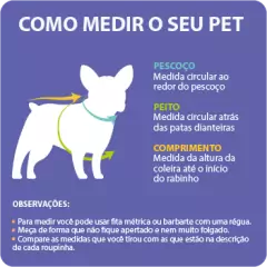 Imagem do Fantasia Pet - Macacão Palhacinho para cachorro e gato