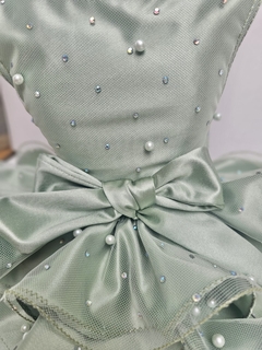 Vestido de Festa Verde Natal e Ano Novo para Cachorro e Gato - Estilo de Vida Pet
