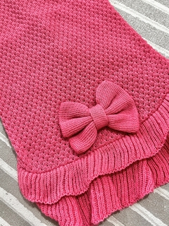 Vestido de Tricô Naná Rosa Chiclete para cachorro e gato - comprar online