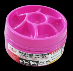 Comedouro Lento Roda Nível Intermediário - Estilo de Vida Pet