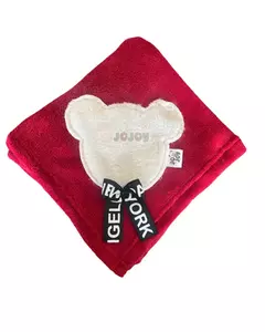 Cobertor Pet em Fleece Urso Vermelho para cachorro e gato
