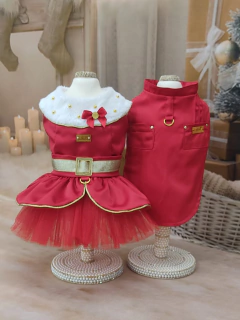 Vestido Natal Encanto Noela Vermelho para cachorro e gato - comprar online