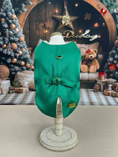 Fraque Natal Lovely Verde para cachorro e gato