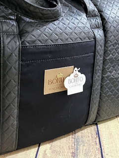 Bolsa de Transporte e Passeio Preta para cachorro e gato - Estilo de Vida Pet