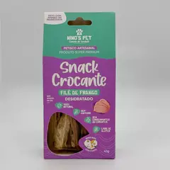 Snack Crocante Filé de Frango Petisco Natural para cães e gatos - 40g