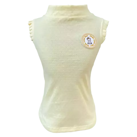 Camiseta Regatinha Amarelo Bebê para cachorro e gato