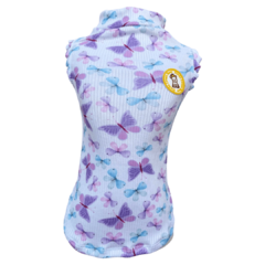 Camiseta Regatinha Borboletas Lilás para cachorro e gato - loja online