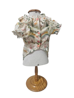 Blusinha Pet Gola Boneca Arco Íris para cachorro e gato na internet