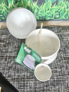 Bebedouro Pet Vida Mansa Alumínio Branco - Capac 1,4L - loja online