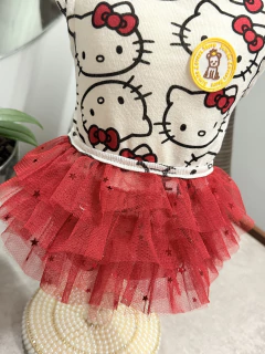 Regatinha Hello Kitty Lacinho Tutu para cachorro e gato na internet