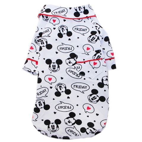 Pijama Duas Patas Mickey Friday para cachorro e gato