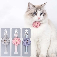 Coleira Flores Ajustável para cachorro e gato - comprar online