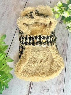 Casaco Delicate Tweed Caramelo para cachorro e gato na internet