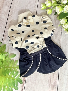 Vestido Delicate Poá Azul para cachorro e gato na internet