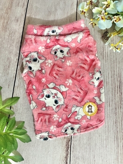 Colete de Inverno Fleece Gatinha Marie para cachorro e gato