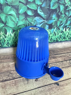Bebedouro Vida Mansa Polipropileno Azul Transparente 2L