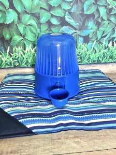 Bebedouro Vida Mansa Polipropileno Azul Transparente 2L na internet
