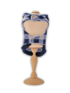 Capa Fashion Xadrez Azul para cachorro e gato na internet