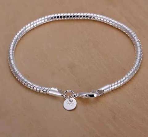 Bracelele Banhado a Prata925 ( Pronta Entrega) - comprar online