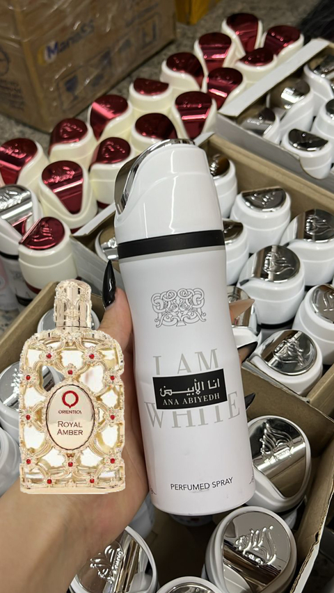 PERFUME EM SPRAY ARABE ANA ABIYEDH ( ref. Royal amber ) 200ml