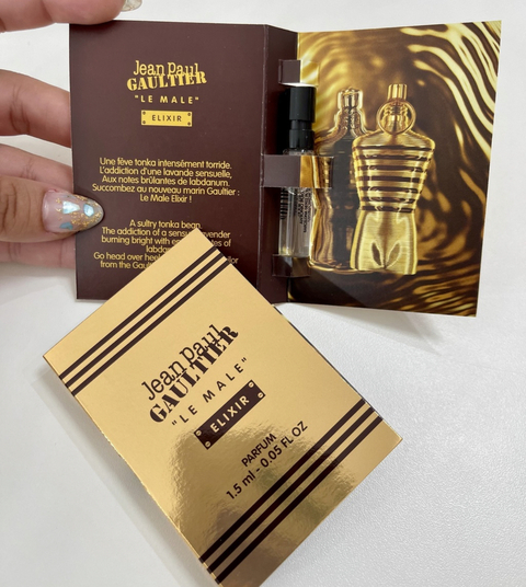 Flaconete Le Male elixir 1,5 ml LANÇAMENTO