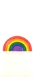 Souvenir ARCOIRIS de 4 Arcos X 10 UNIDADES - COLOR ARCOIRIS (TA004)