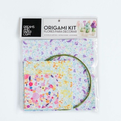 ORIGAMI KIT FLORES PARA DECORAR (DP002)