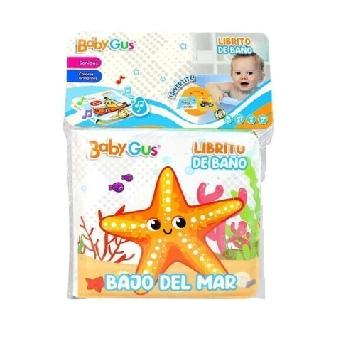 LIBRO DE BAÑO- BAJO EL MAR CON CHIFLE (BY003) - comprar online
