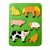 ANIMALES DE GRANJA CON RELIEVE (TE001)