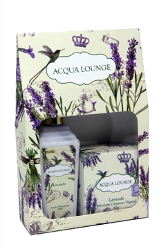 Kit Petit Coffret Lavande com Hidratante 64ml e Sabonete Vegetal 60g Acqua Lounge - comprar online
