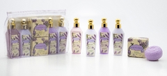 KIT Versalhes Lavande - Shampoo, Condicionador, Hidratante, Sabonete Líquido e 2 Unid. Sabonete Vegetal 60g na internet