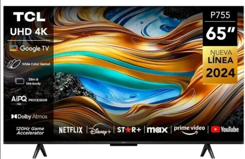 Led smart TV 65" TCL L65P755 c/ Google Tv 4k - comprar online