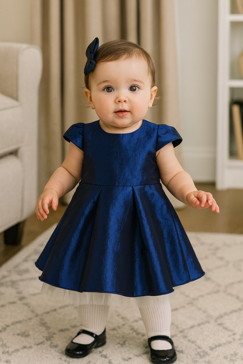 Vestido Maxima Azul Beba