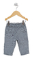 Pantalón de corderoy gris con bolsillo
