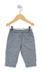 Pantalón de corderoy gris con bolsillo - comprar online
