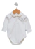 Body con cuello y puntilla crudo - comprar online
