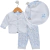 Conjunto reversible pajaritos azules - comprar online