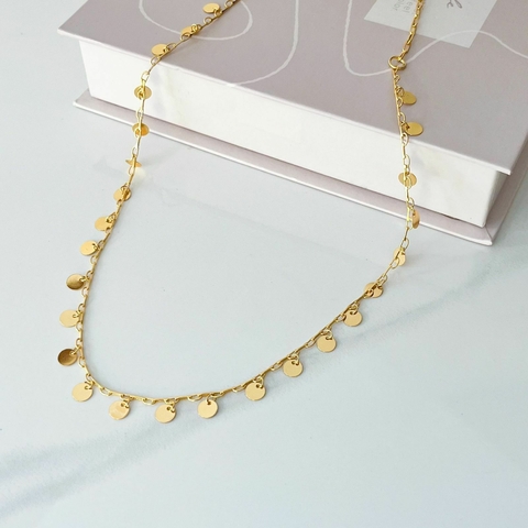 COLAR MEDALHAS - DOURADO